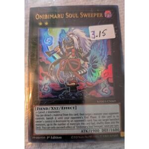 Yu-Gi-Oh! TCG Onibimaru Soul Sweeper MAMA-EN069 Ultra Rare 1st Edition Near Mint